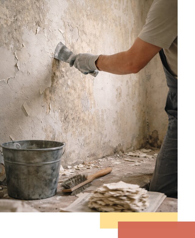 Удаление старой краски со стен в Сыктывкаре качественно и быстро