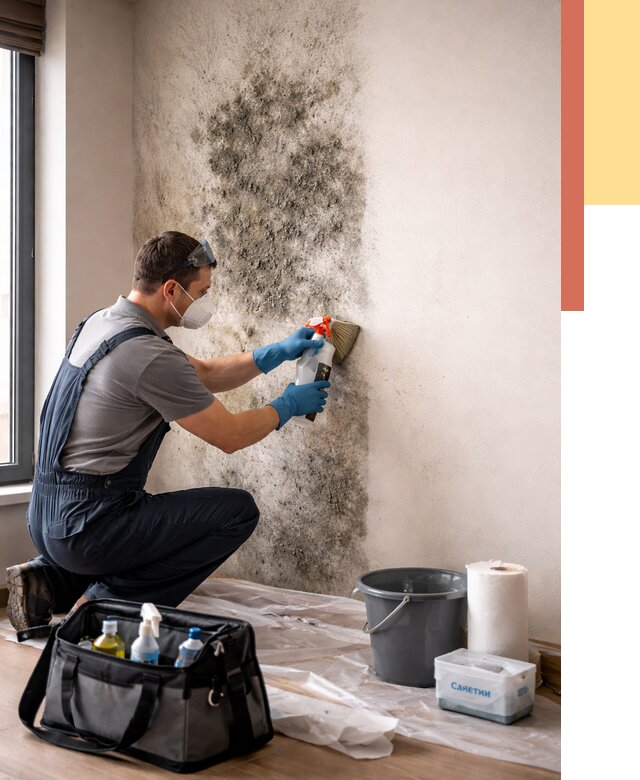 Удаление плесени со стен в Сыктывкаре от 2217 руб. — быстро и недорого | ОТДЕЛОЧНИК-Скт