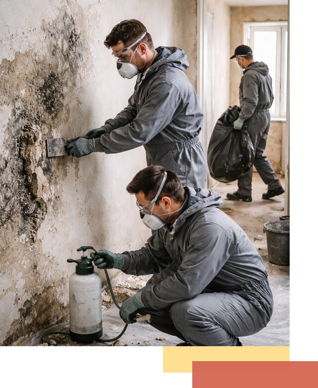 Удаление плесени со стен профессионально в Сыктывкаре