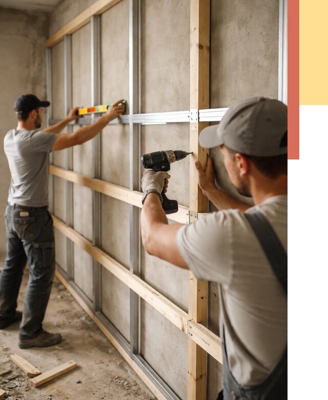 Устройство обрешетки под панели в Сыктывкаре от 2165 руб. — монтаж под ключ | ОТДЕЛОЧНИК-Скт