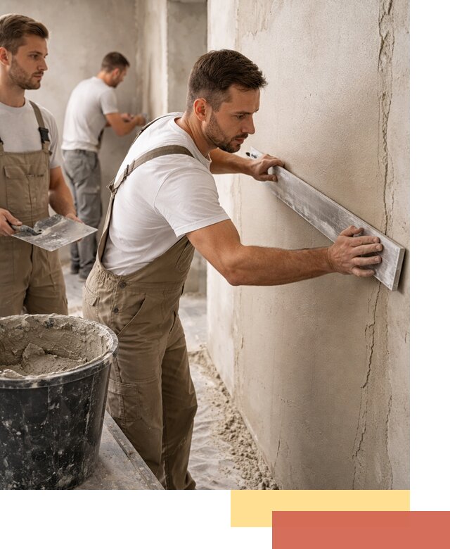 Штукатурка стен без маяков в Сыктывкаре быстро и качественно