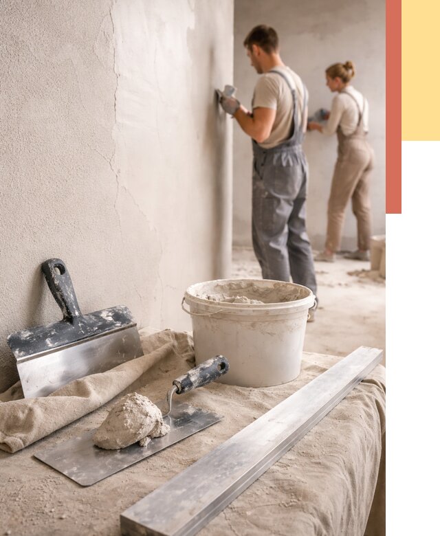 Штукатурка стен гипсовая в Сыктывкаре от 4640 руб/м2 — быстро и недорого | ОТДЕЛОЧНИК-Скт