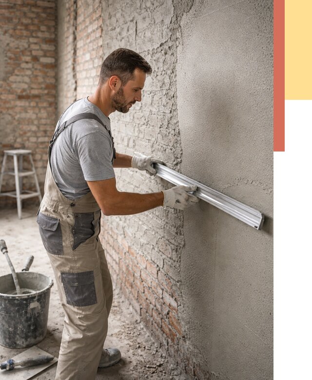 Штукатурка кирпичных стен в Сыктывкаре от 4640 руб/м2 — быстро и недорого | ОТДЕЛОЧНИК-Скт