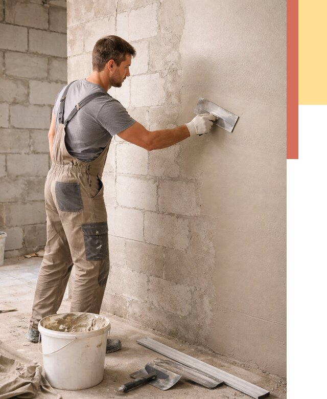 Штукатурка стен из газобетона в Сыктывкаре от 2165 руб./м2 — быстро и недорого | ОТДЕЛОЧНИК-Скт