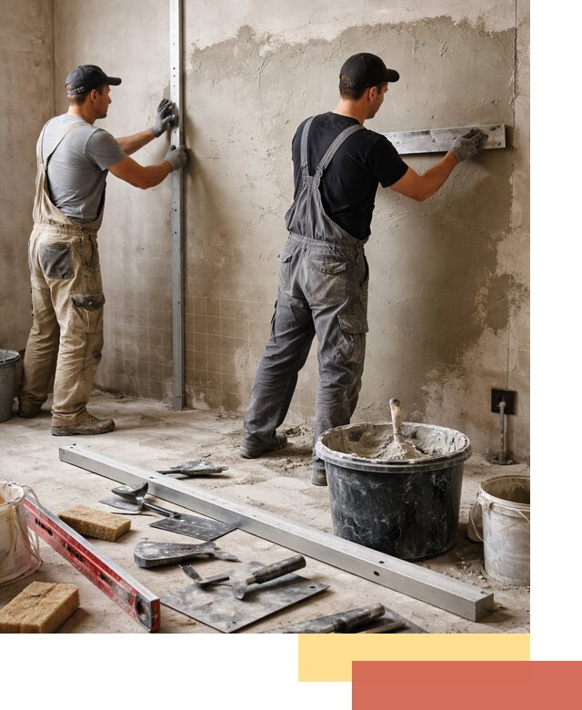 Профессиональная штукатурка стен под плитку в Сыктывкаре