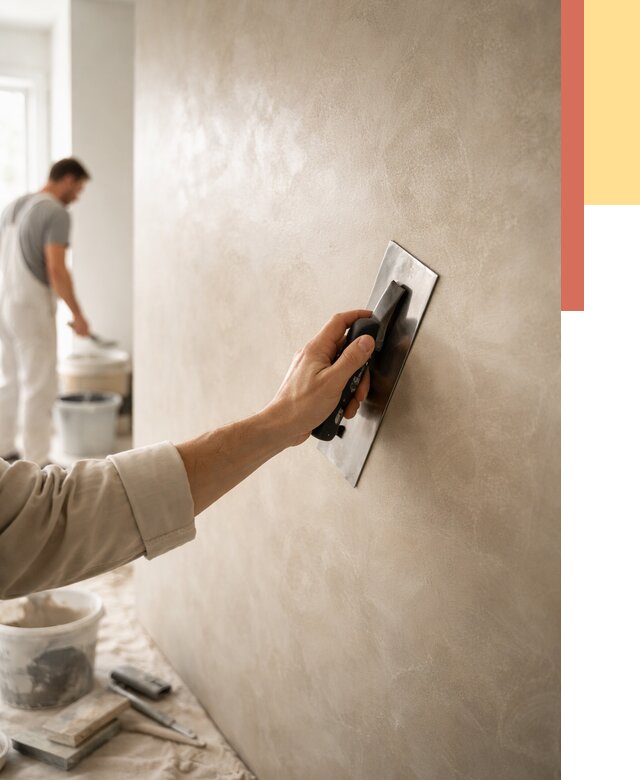 Венецианская штукатурка в Сыктывкаре от 3609 руб/м² — нанесение стен под ключ | ОТДЕЛОЧНИК-Скт