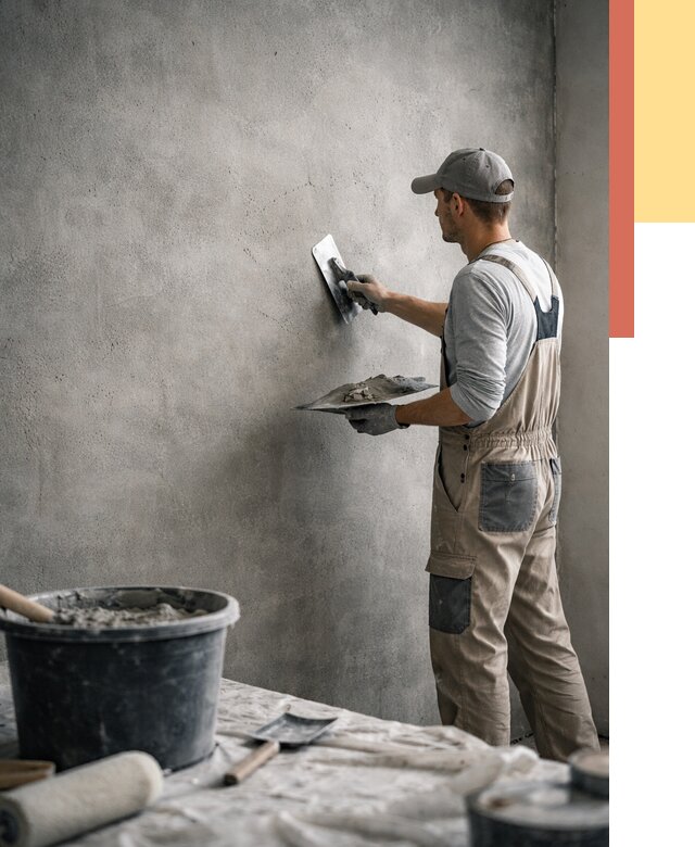 Декоративная штукатурка под бетон в Сыктывкаре от 2578 руб./м² — нанесение под ключ | ОТДЕЛОЧНИК-Скт