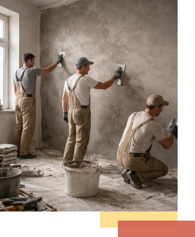 Декоративная штукатурка под бетон в Сыктывкаре для стен и потолков