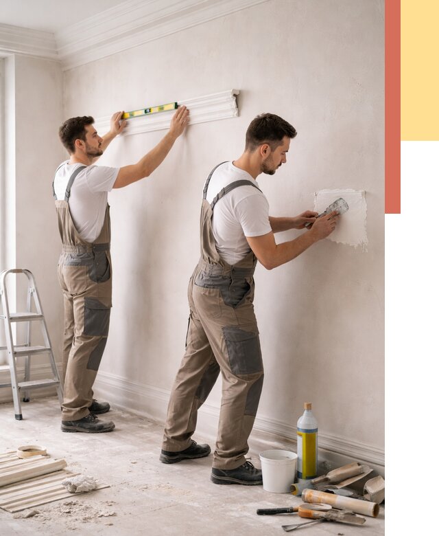 Монтаж лепнины на стены в Сыктывкаре от 4640 руб. — недорого, быстро | ОТДЕЛОЧНИК-Скт