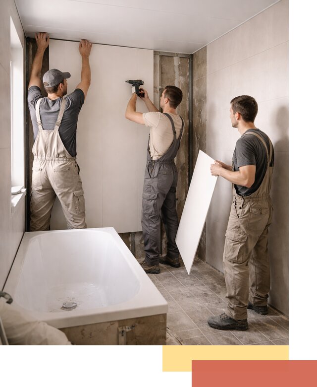 Отделка ванной панели ПВХ профессионально в Сыктывкаре