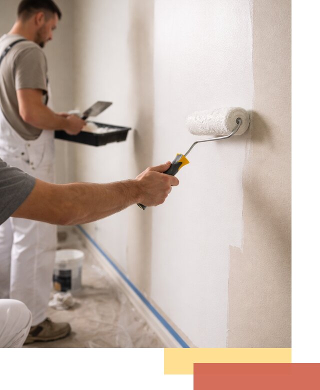 Покраска стен акриловой краской профессионально в Сыктывкаре