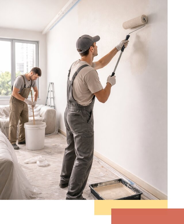 Покраска стен в офисе в Сыктывкаре — быстрый и качественный ремонт