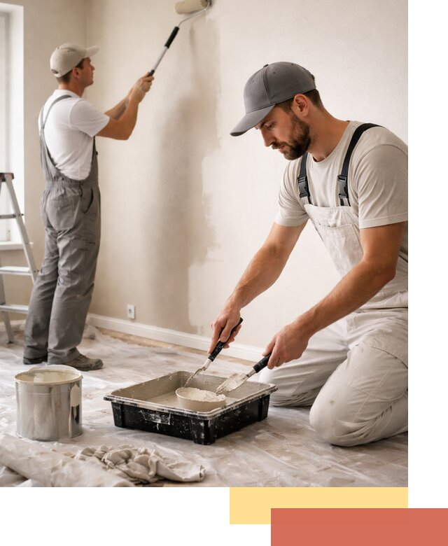 Покраска стен в квартире в Сыктывкаре — профессионально и аккуратно