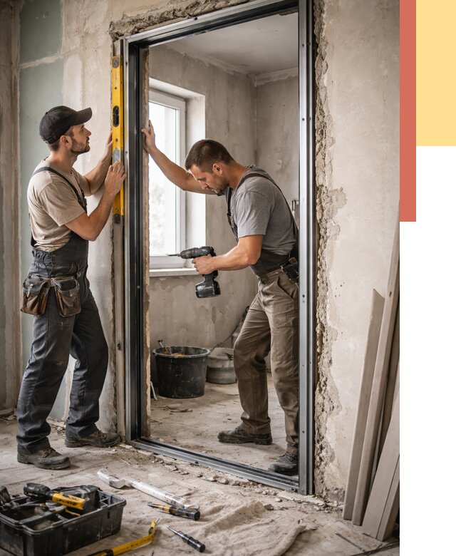 Закладка дверного проема в Сыктывкаре от 3609 руб. — быстро и недорого | ОТДЕЛОЧНИК-Скт