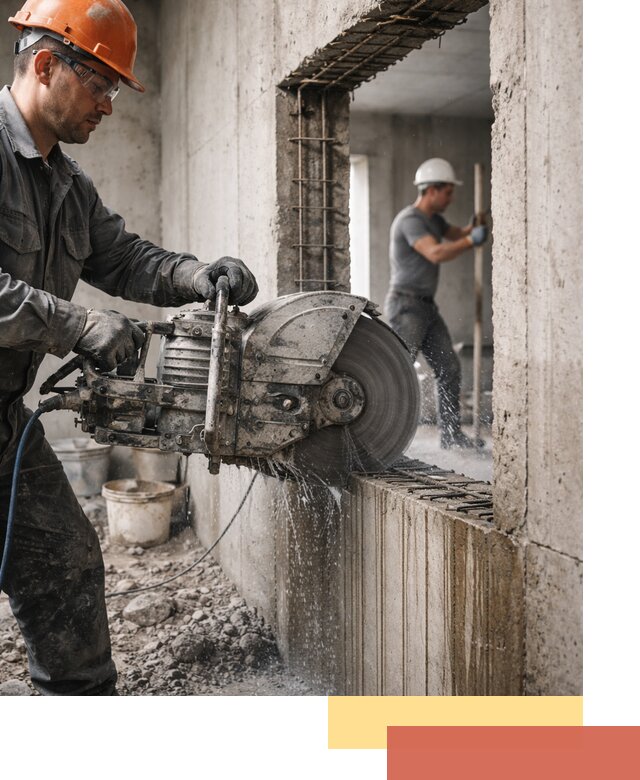 Алмазная резка проемов в Сыктывкаре быстро и точно