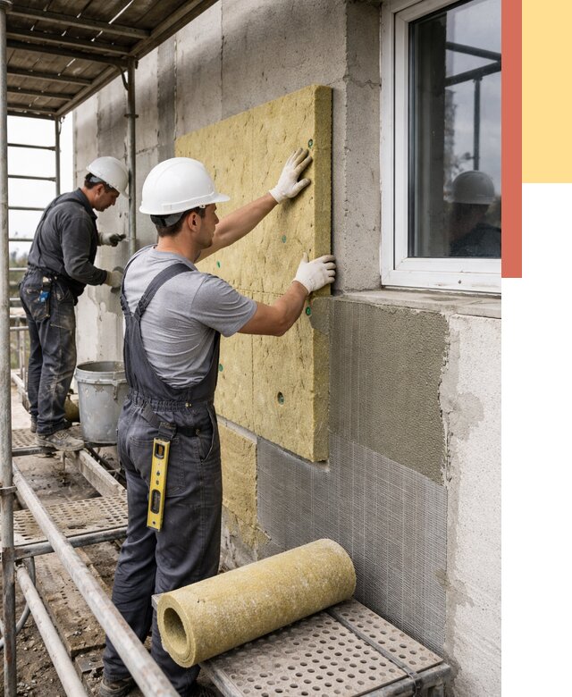 Утепление стен в Сыктывкаре от 4434 руб. под ключ — быстро и недорого | ОТДЕЛОЧНИК-Скт