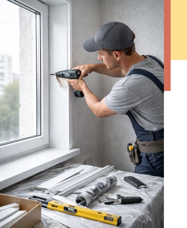 Установка пластиковых откосов в Сыктывкаре от 2320 руб. | ОТДЕЛОЧНИК-Скт монтаж, быстро и недорого