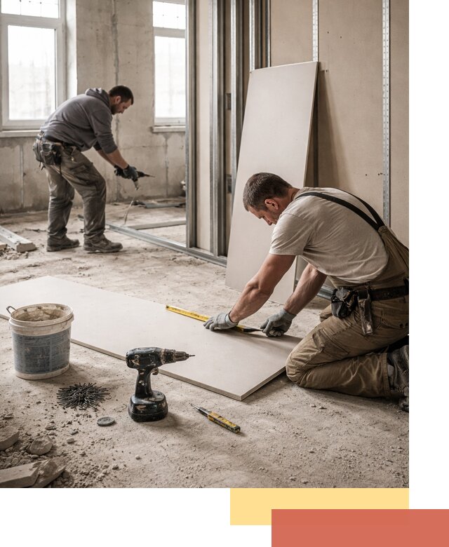 Кладка перегородок из ПГП под ключ в Сыктывкаре