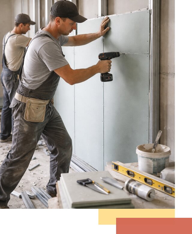 Кладка влагостойких перегородок ПГП в Сыктывкаре