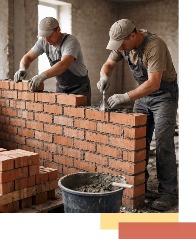 Кладка кирпичных перегородок под ключ в Сыктывкаре