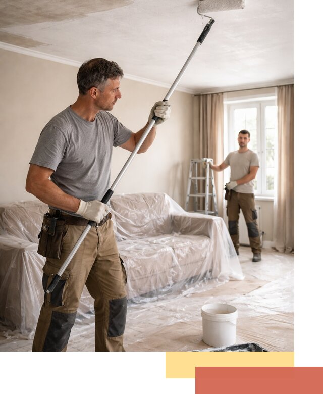 Грунтовка потолка в Сыктывкаре — подготовка под покраску и отделку