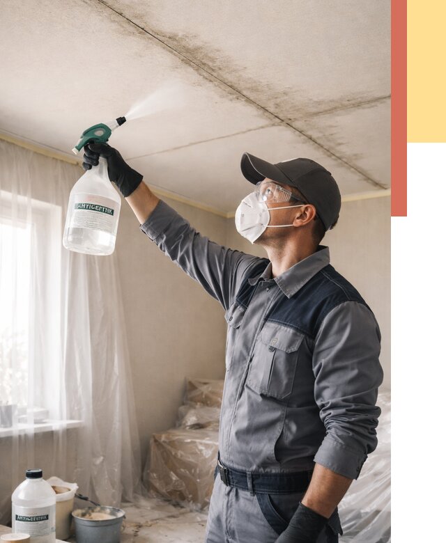 Антисептическая обработка потолка в Сыктывкаре от 2578 руб. | ОТДЕЛОЧНИК-Скт