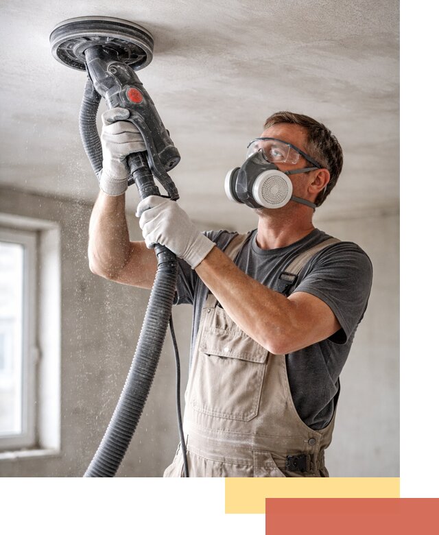 Шлифовка потолка в Сыктывкаре — качественная подготовка под отделку