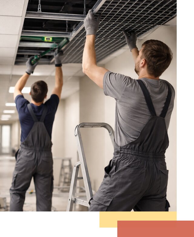 Монтаж потолка Грильято в Сыктывкаре: установка под ключ качественно