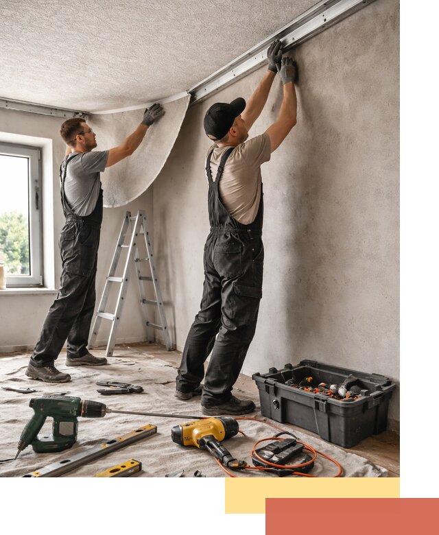 Монтаж фактурного натяжного потолка в Сыктывкаре качественно и быстро