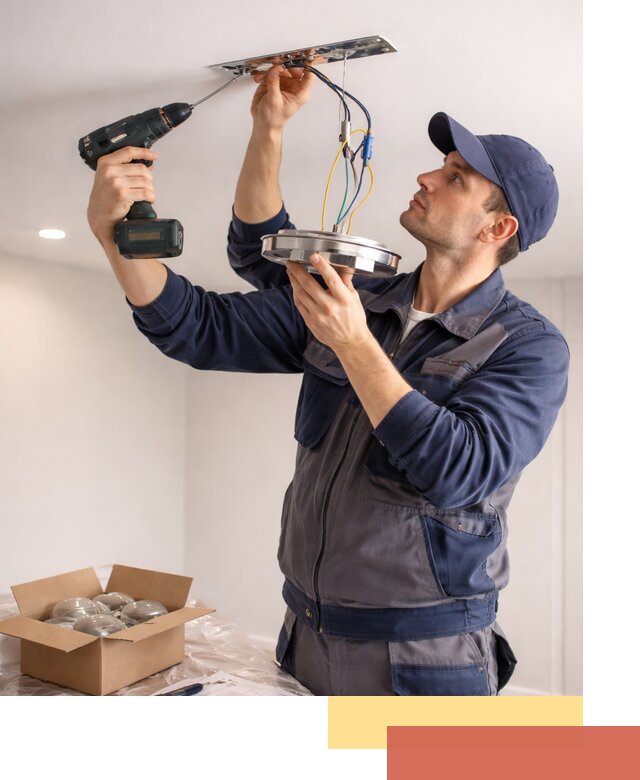 Установка люстры в натяжной потолок в Сыктывкаре