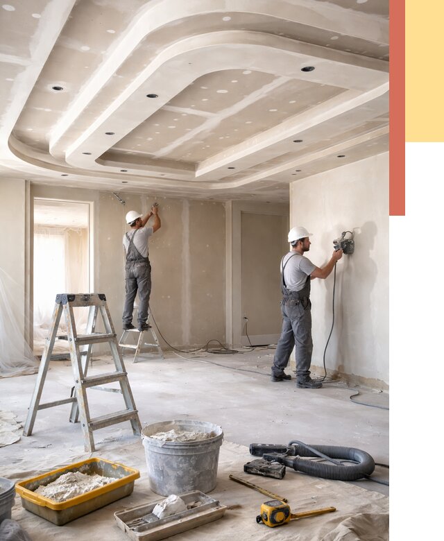 Многоуровневый потолок из гипсокартона в Сыктывкаре от 773 руб. под ключ | ОТДЕЛОЧНИК-Скт