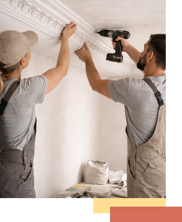 Профессиональный монтаж лепнины на потолок в Сыктывкаре