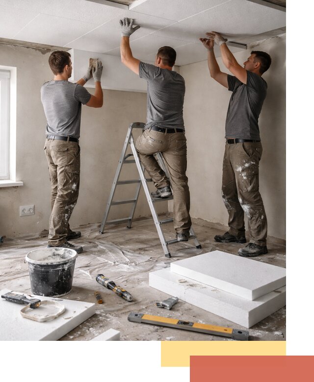 Утепление потолка пенопластом в Сыктывкаре быстро и качественно