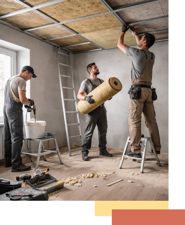 Шумоизоляция потолка в Сыктывкаре: профессиональный монтаж и отделка